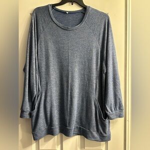 Women's Plus Blue Top